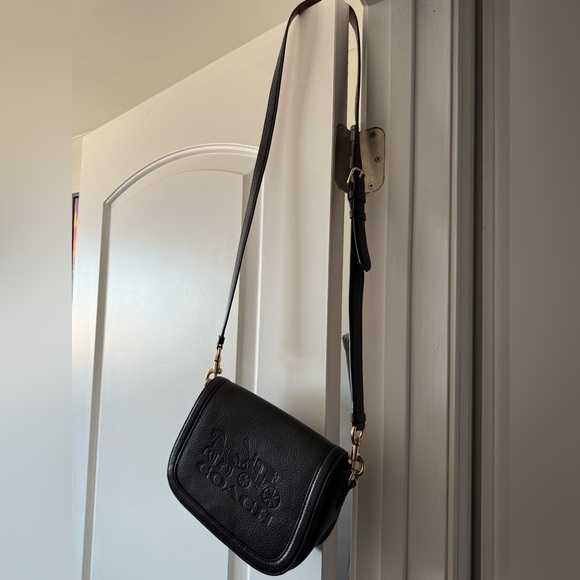 Coach Black Leather Crossbody Bag - Picture 8 of 11